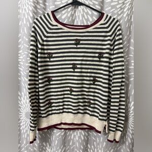 Ariat Wool Blend Striped Sweater with Cactus